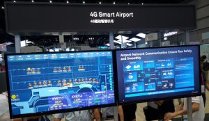 Huawei 4G Smart Airport demonstration at Connect 2016