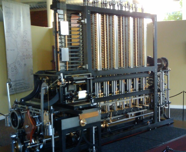 The Babbage Difference Engine. Built in 2002, 153 years after Babbage designed it.