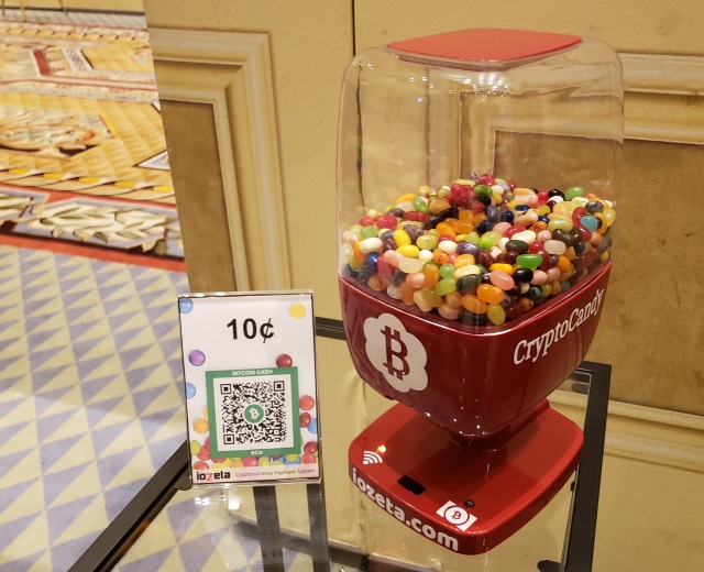 Five minutes and four password entries later you finally get your jelly beans, and you only have to pay a 10% transaction fee for the privilege.