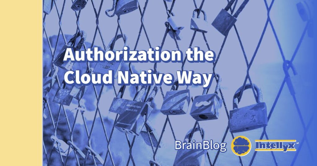 Intellyx BrainBlog: Authorization the Cloud Native Way – Intellyx – The ...