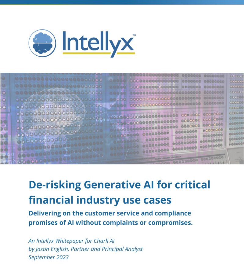 De-risking Generative AI for critical financial industry use cases ...
